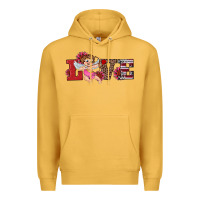 Mustard valentine's day cupid sunflowers love Premium Hoodie - RanaPortraitStore