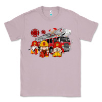 Lilac fire truck gnomes Classic Tee - Artiststas
