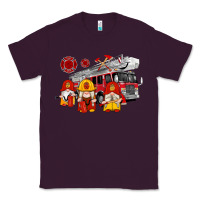 Plum fire truck gnomes Classic Tee - Artiststas