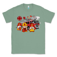 Sage fire truck gnomes Classic Tee - Artiststas