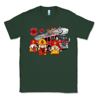 Sports Green fire truck gnomes Classic Tee - Artiststas