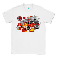 White fire truck gnomes Classic Tee - Artiststas