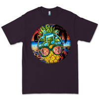 Plum pineapple relaxing Premium Tee - BarkalooDesign