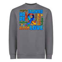 Storm autism  words Heavyweight Sweatshirt - AdoDesignShop