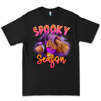 Black Spooky season sneaker and heel afro woman Premium Tee - RanaPortraitStore