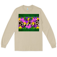 Mushroom mardi gras Leopard and heart Long Sleeve Tee - AdoDesignShop