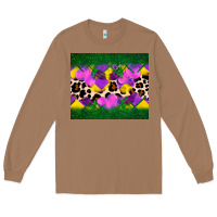 Toasted Coconut mardi gras Leopard and heart Long Sleeve Tee - AdoDesignShop