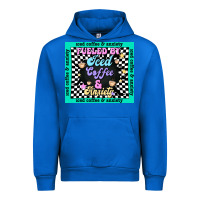 Cobalt fueled by ıced coffee and anxiety Urban Hoodie - TumblerDesignByShophia