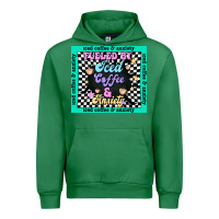 Emerald fueled by ıced coffee and anxiety Urban Hoodie - TumblerDesignByShophia