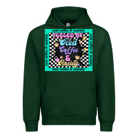 Forest Green fueled by ıced coffee and anxiety Urban Hoodie - TumblerDesignByShophia