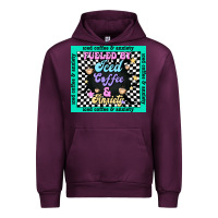 Mauve Wine fueled by ıced coffee and anxiety Urban Hoodie - TumblerDesignByShophia