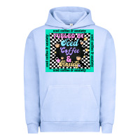 Pigment Grape Ice fueled by ıced coffee and anxiety Urban Hoodie - TumblerDesignByShophia