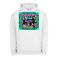 Pigment Lunar Rock fueled by ıced coffee and anxiety Urban Hoodie - TumblerDesignByShophia