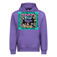 Tulip fueled by ıced coffee and anxiety Urban Hoodie - TumblerDesignByShophia
