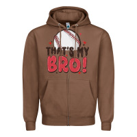 Chestnut that's my bro Zipper Hoodie - MaliasSmallBusiness