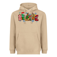 Mushroom Christmas Believe Heavyweight Hoodie - MaliasSmallBusiness
