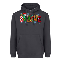 Smoke Christmas Believe Heavyweight Hoodie - MaliasSmallBusiness
