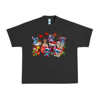 Pigment Black christmas stitch coffee cups Urban Heavy Tee - AdoDesignShop