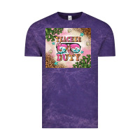 Cloud Purple teacher of duty summer break Vintage Tee - AdoDesignShop