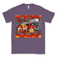 Lavender fire truck gnomes Classic Tee - Artiststas