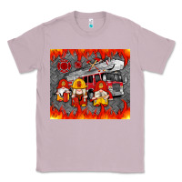 Lilac fire truck gnomes Classic Tee - Artiststas