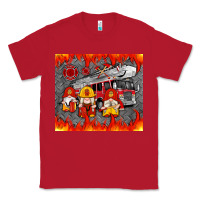 Red fire truck gnomes Classic Tee - Artiststas