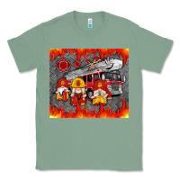 Sage fire truck gnomes Classic Tee - Artiststas