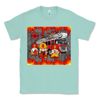 Seafoam fire truck gnomes Classic Tee - Artiststas