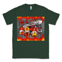 Sports Green fire truck gnomes Classic Tee - Artiststas