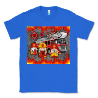 True Royal fire truck gnomes Classic Tee - Artiststas