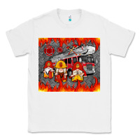 White fire truck gnomes Classic Tee - Artiststas
