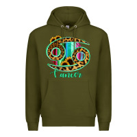 Army Green Cancer Zodiac Premium Hoodie - Bettercallsaul