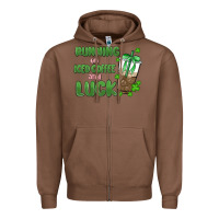Chestnut iced coffee and luck Zipper Hoodie - MaliasSmallBusiness