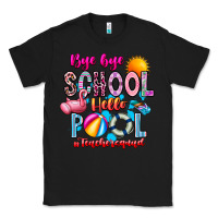 Black Bye Bye School Hello Pool Teacher  Squad Classic Tee - CowhideDigitalArt
