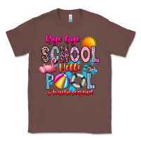Chestnut Bye Bye School Hello Pool Teacher  Squad Classic Tee - CowhideDigitalArt