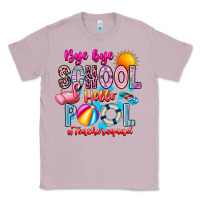 Lilac Bye Bye School Hello Pool Teacher  Squad Classic Tee - CowhideDigitalArt