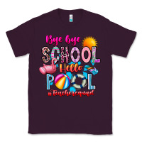 Plum Bye Bye School Hello Pool Teacher  Squad Classic Tee - CowhideDigitalArt