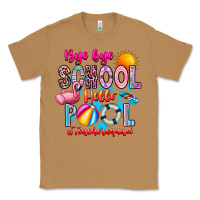Toasted Coconut Bye Bye School Hello Pool Teacher  Squad Classic Tee - CowhideDigitalArt