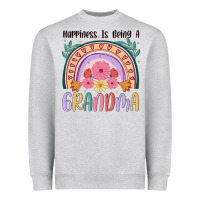 Heather Grey happiness is being a grandma Heavyweight Sweatshirt - JahusDesignShop