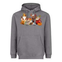 Storm Fall Gnome Coffee Cups Heavyweight Hoodie - MaliasSmallBusiness