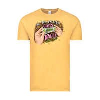 Vintage Mustard all the pretty girls roll like this Vintage Tee - JahusDesignShop