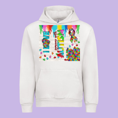 I Love Someone With Autism Urban Hoodie Designed By Tumblerdesignbyshophia