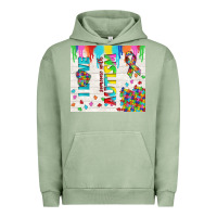 Pigment Oil Green i love someone with autism Urban Hoodie - TumblerDesignByShophia