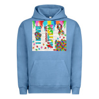 Pigment Pebble Blue i love someone with autism Urban Hoodie - TumblerDesignByShophia