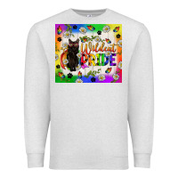Oatmeal Heather Western LGBTQ+ With Sunflowers Premium Sweatshirt - BundleAndBundleShop