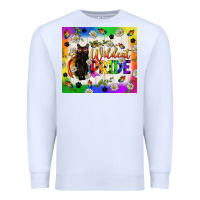 White Western LGBTQ+ With Sunflowers Premium Sweatshirt - BundleAndBundleShop
