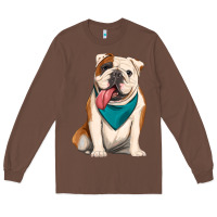 Chestnut english bulldog Long Sleeve Tee - Artiststas