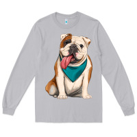 Moon Dust english bulldog Long Sleeve Tee - Artiststas
