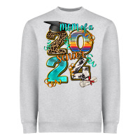 Heather Grey 2024 graduate leopard Heavyweight Sweatshirt - AdoDesignShop