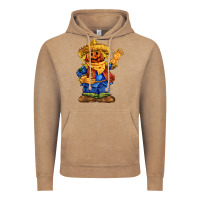 Vintage Coffee scarecrow Vintage Hoodie - FaDigitalArtStudio